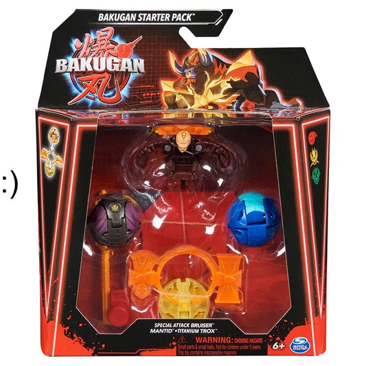 Bakugan Starter Pack – Special Attack Bruiser (Mantid & Titanium Trox)