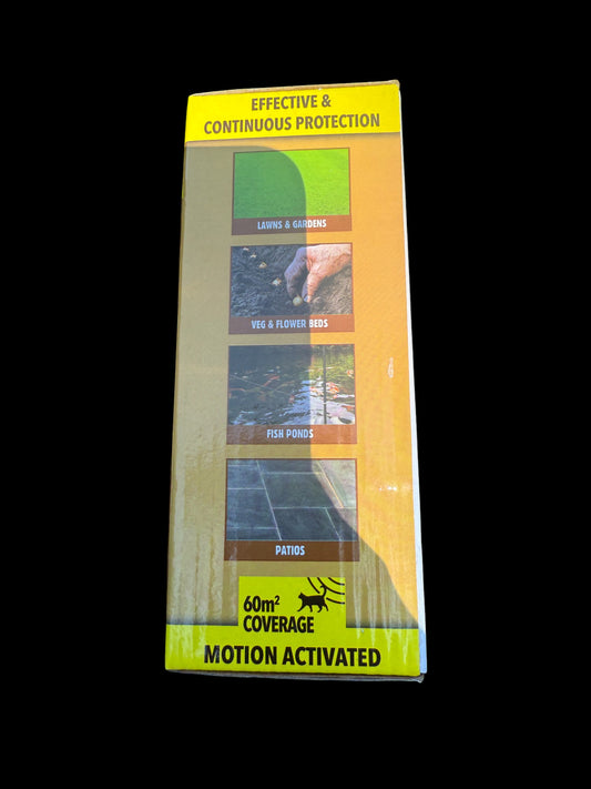 Big Cheese Mega-Sonic Solar Cat Repeller – Humane Motion-Activated Deterrent