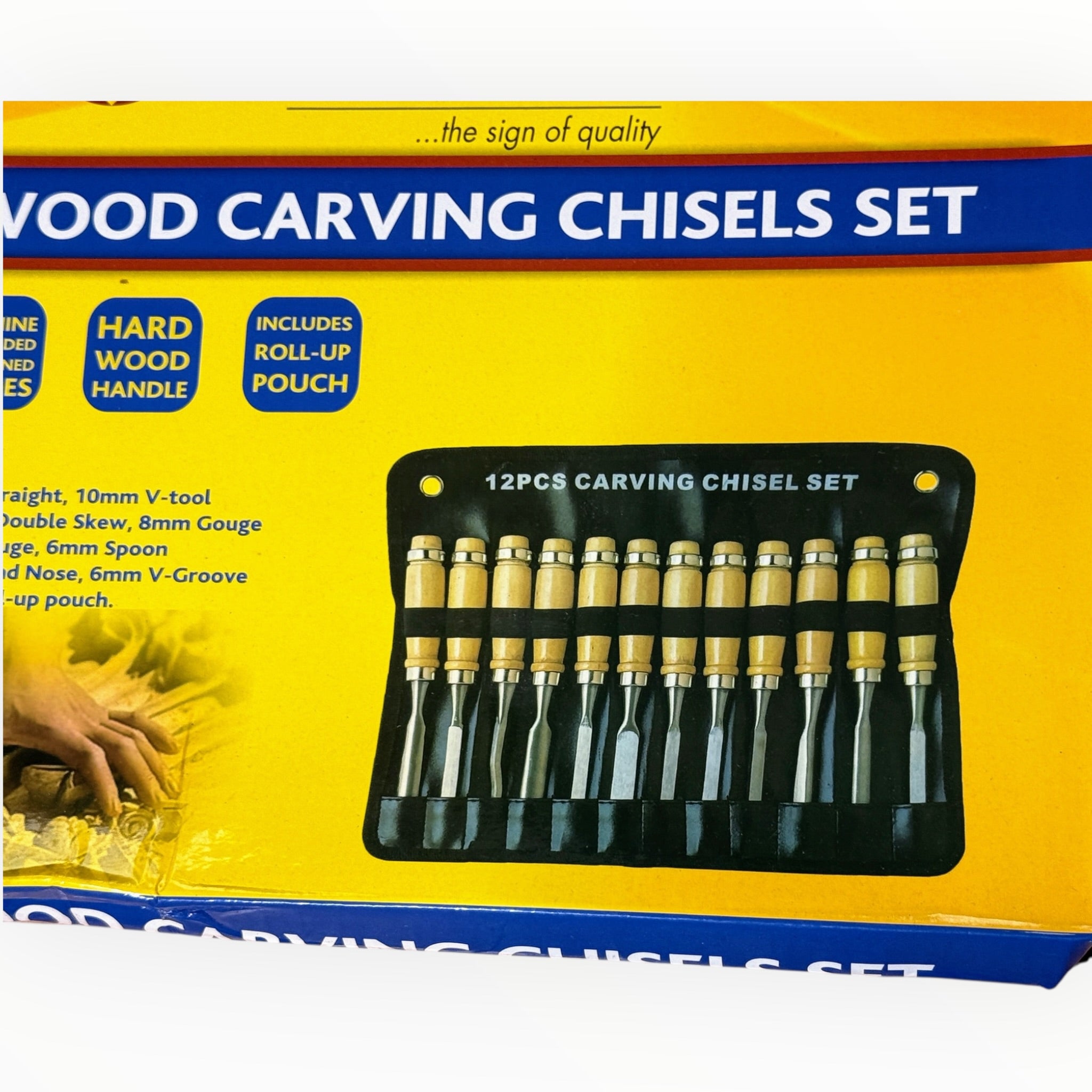 Marksman 12pc Wood Carving Chisels Set