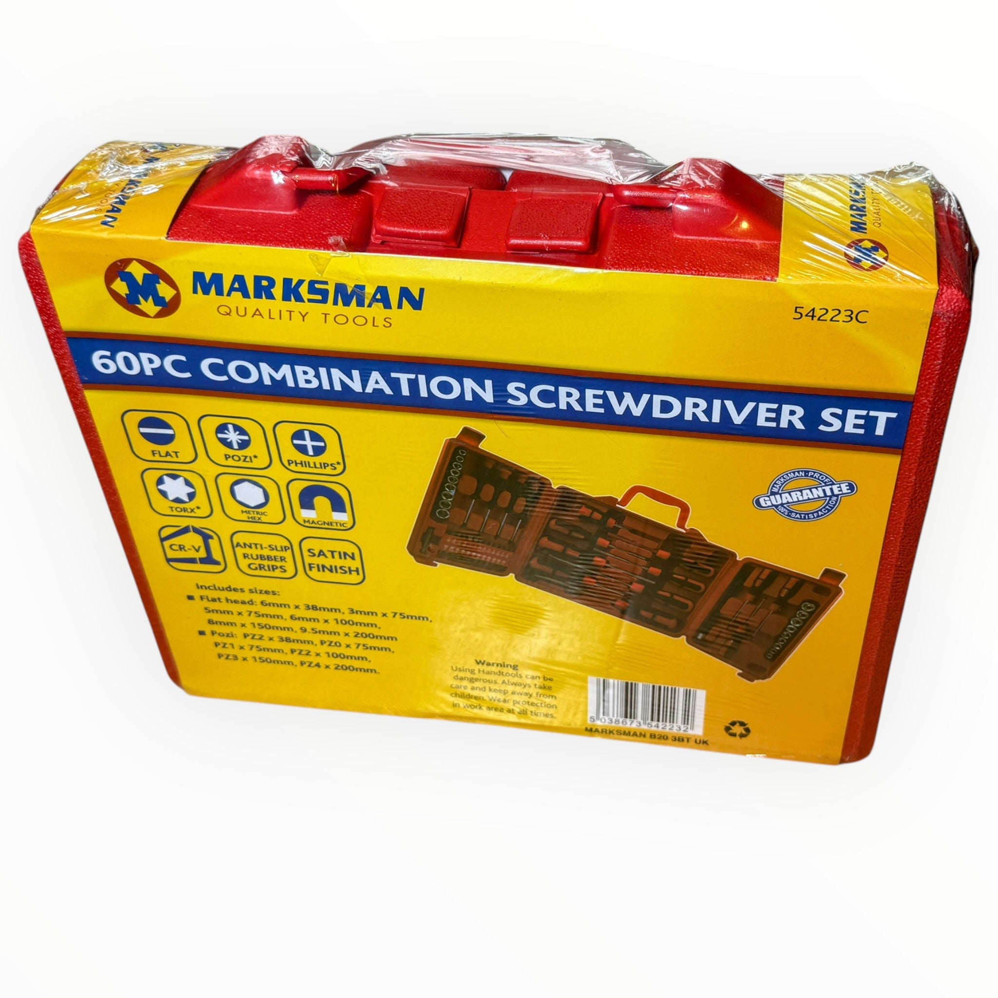 Marksman 60 Piece Combination Screwdriver & Socket Set with Carry Case