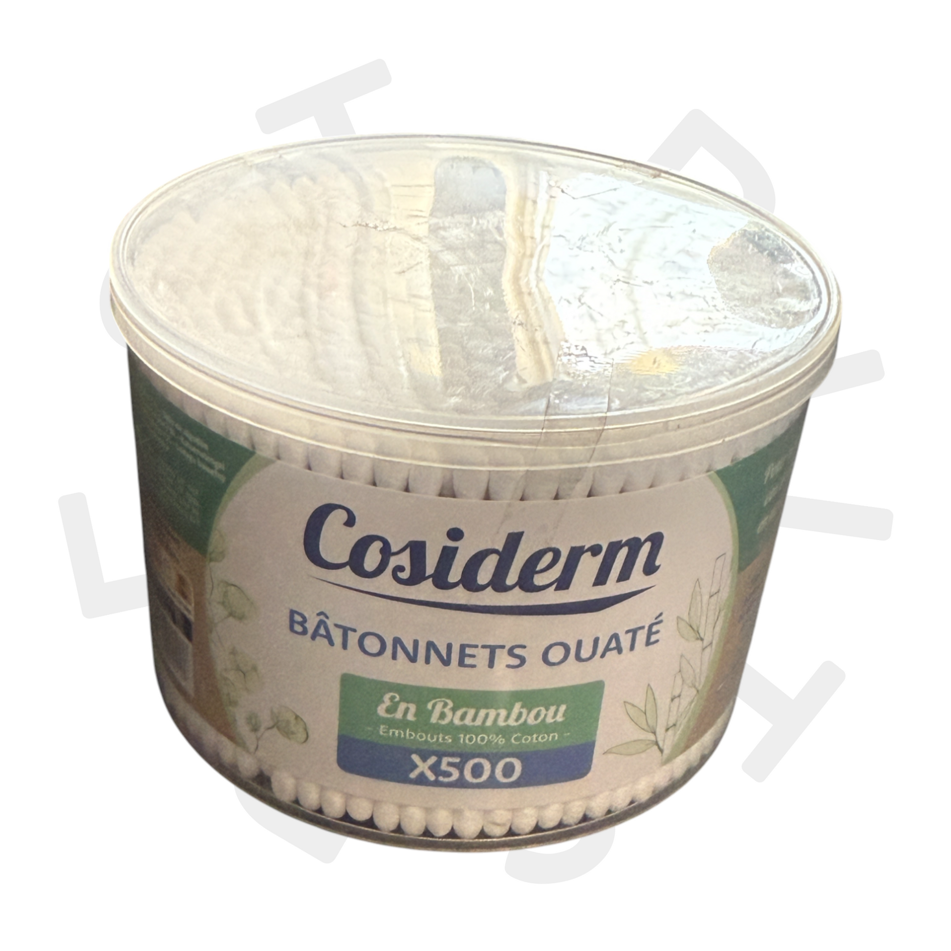 Cosiderm bamboo cotton buds 500 pack eco-friendly