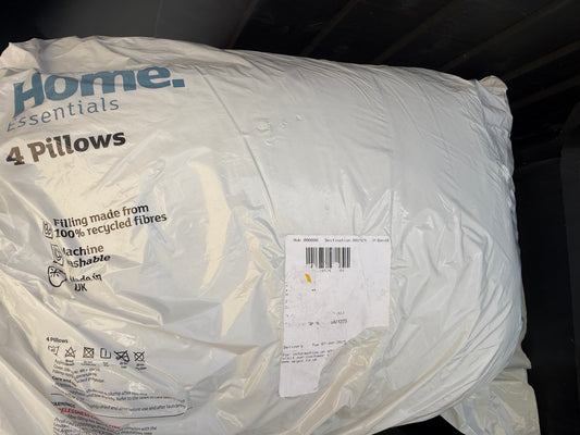 Home Essentials 4 Pack Pillows